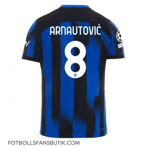 Inter Milan Marko Arnautovic #8 Replika Hemmatröja 2023-24 Kortärmad